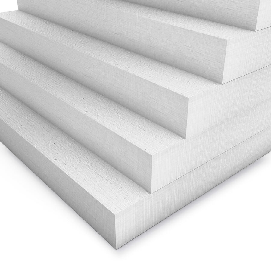 Kalziumsilikatplatten in 50mm als Mehrpack (weiss 1000mm x 500mm - Nahaufnahme)