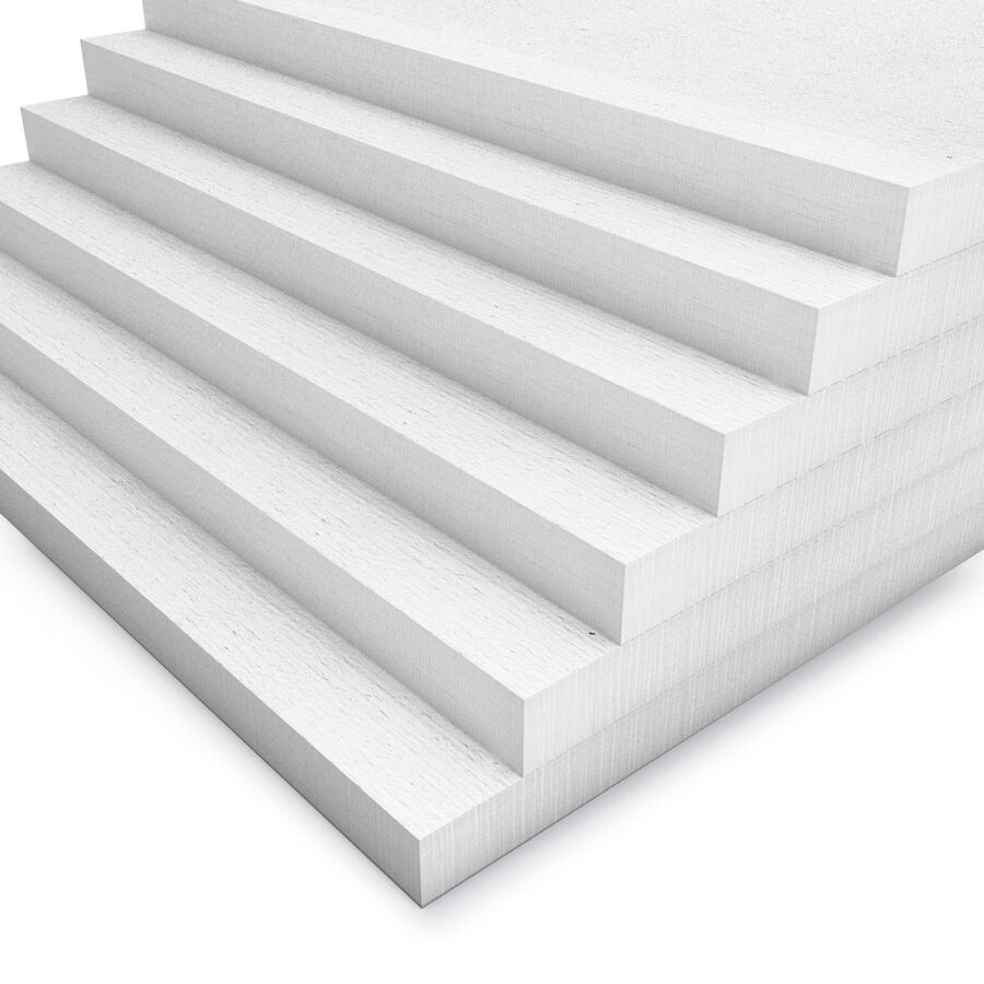 Kalziumsilikatplatten in 30mm als Mehrpack (weiss 1000mm x 500mm - Nahaufnahme)
